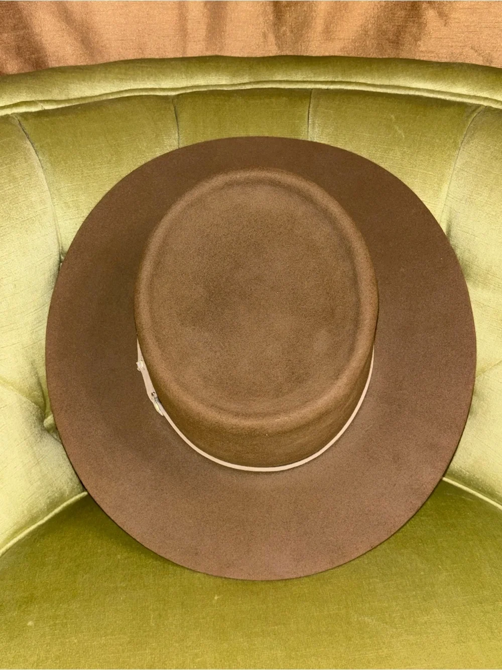 Stetson  XXX Cowboy Hat Size 7.5 USA Made Brown Leather